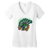 mario smash! Women's V-Neck T-Shirt