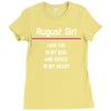 August Girl Ladies Fitted T-Shirt
