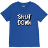 shut down slogan V-Neck Tee