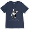 grim bunny V-Neck Tee