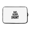 eat sleep hog hunt Laptop sleeve