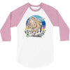 polygon bear graphic 3/4 Sleeve Shirt