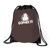 gopher it Drawstring Bags