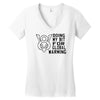 v8 global warming Women's V-Neck T-Shirt