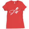 Jake Paul Christmas Hat Signature Ladies Fitted T-Shirt