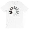 buffering  funny retro loading computer console fashion party T-Shirt