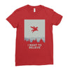 i want to believe 2 Ladies Fitted T-Shirt