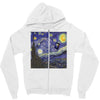 tardis starry night Zipper Hoodie