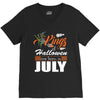 Halloween Kings Are Born In July V-Neck Tee