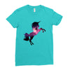 Unicorn Galaxy Ladies Fitted T-Shirt