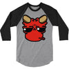 devil face 2 3/4 Sleeve Shirt