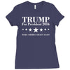 trump for president 2016 Ladies Fitted T-Shirt