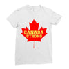 canada strong Ladies Fitted T-Shirt