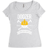doozer construction co Women's Triblend Scoop T-shirt