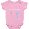 select your monday Baby Onesie