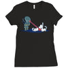 predat awww Ladies Fitted T-Shirt