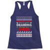 Santa Only Comes Once A Year Grandma Is Always Here To Cheer Racerback Tank