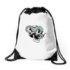 skull and tentacles Drawstring Bags