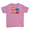 cool retro 80s pacman ghosts video games Youth Tee