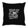 nobody ever got sick from smoking tyres Throw Pillow