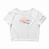 rainbow road Crop Top