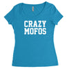 crazy mofos Women's Triblend Scoop T-shirt