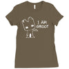 baby groot Ladies Fitted T-Shirt