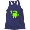 android eats apple Racerback Tank