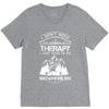 I Don't Need Therapy Just to Go Snowmobiling V-Neck Tee