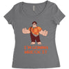 i'm gonna wreck it ralph Women's Triblend Scoop T-shirt