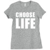 choose life wham retro 80s Ladies Fitted T-Shirt