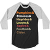 fall helvetica 3/4 Sleeve Shirt