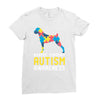 boxers support autism awareness Ladies Fitted T-Shirt