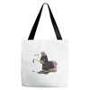 hit me Tote Bags