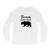 Daddy Bear - Baby Bear Custom Name Long Sleeve Shirts