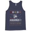 santa aquarius christmas ugly t shirts Tank Top