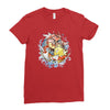 shining splash koi Ladies Fitted T-Shirt