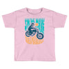 smile more, ride a motorcycle Toddler T-shirt