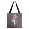 narwhal donuts cute unicorn sweet cool awesome Tote Bags
