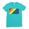 Pennsylvania LGBT Rights Ladies Fitted T-Shirt