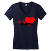 be my valentine 2 Women's V-Neck T-Shirt