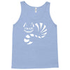cheshire cat alice in wonderland funny Tank Top