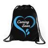 Coming Soon Baby Boy Drawstring Bags