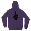 Flipping Someone Off Unisex Hoodie
