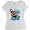 tresh daily Women's Triblend Scoop T-shirt