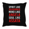spirit, mind, soul pt Throw Pillow