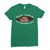 December  Peeking Out Baby Boy Ladies Fitted T-Shirt