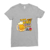 save water drink beer Ladies Fitted T-Shirt