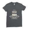 premium vintage 1989 classic perfectly aged limited edition Ladies Fitted T-Shirt
