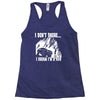 i dont snore i dream i`m a 4 x 4 Racerback Tank